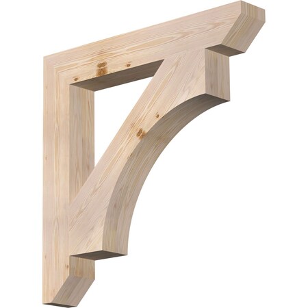Ekena Millwork Westlake Slat Smooth Bracket, Douglas Fir, 5 1/2"W x 38"D x 38"H BKT06X38X38WTL06SDF